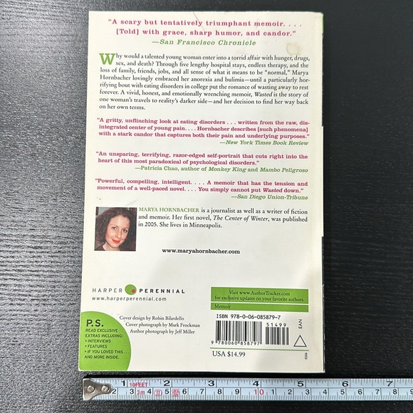 Wasted: A Memoir of Anorexia and Bulimia Book by Marya Hornbacher - Picture 2 of 4